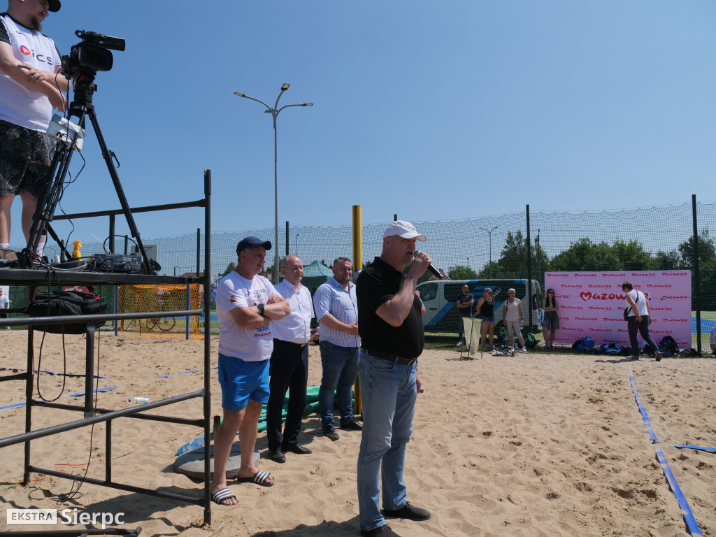 Piłka ręczna plażowa w Sierpcu – I dzień