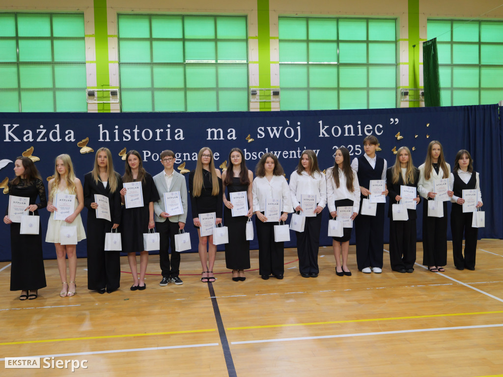 Pożagnanie absolwentów Dwójki