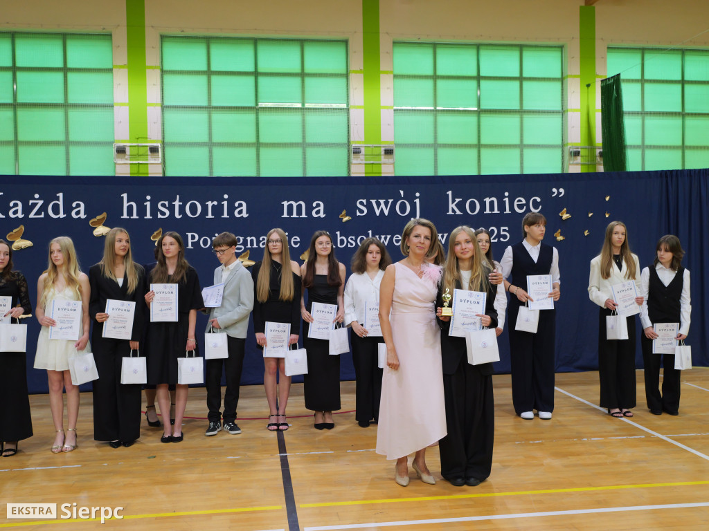 Pożagnanie absolwentów Dwójki