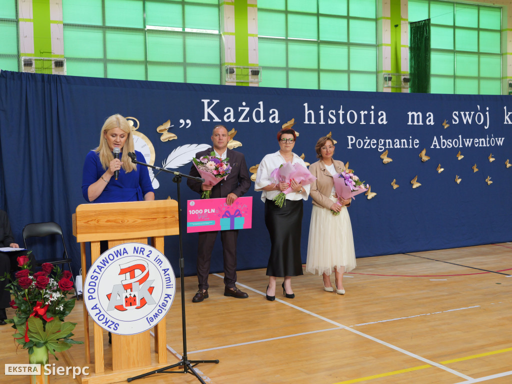 Pożagnanie absolwentów Dwójki
