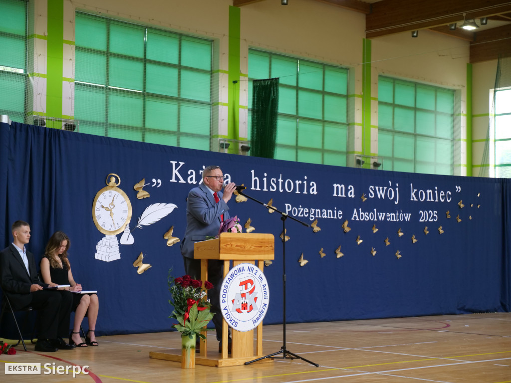 Pożagnanie absolwentów Dwójki