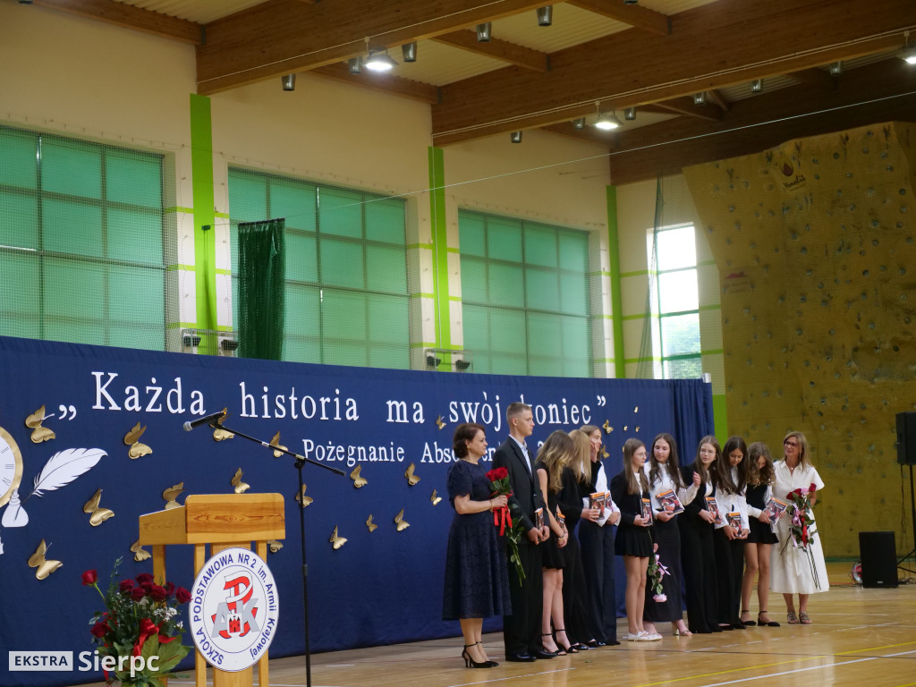 Pożagnanie absolwentów Dwójki