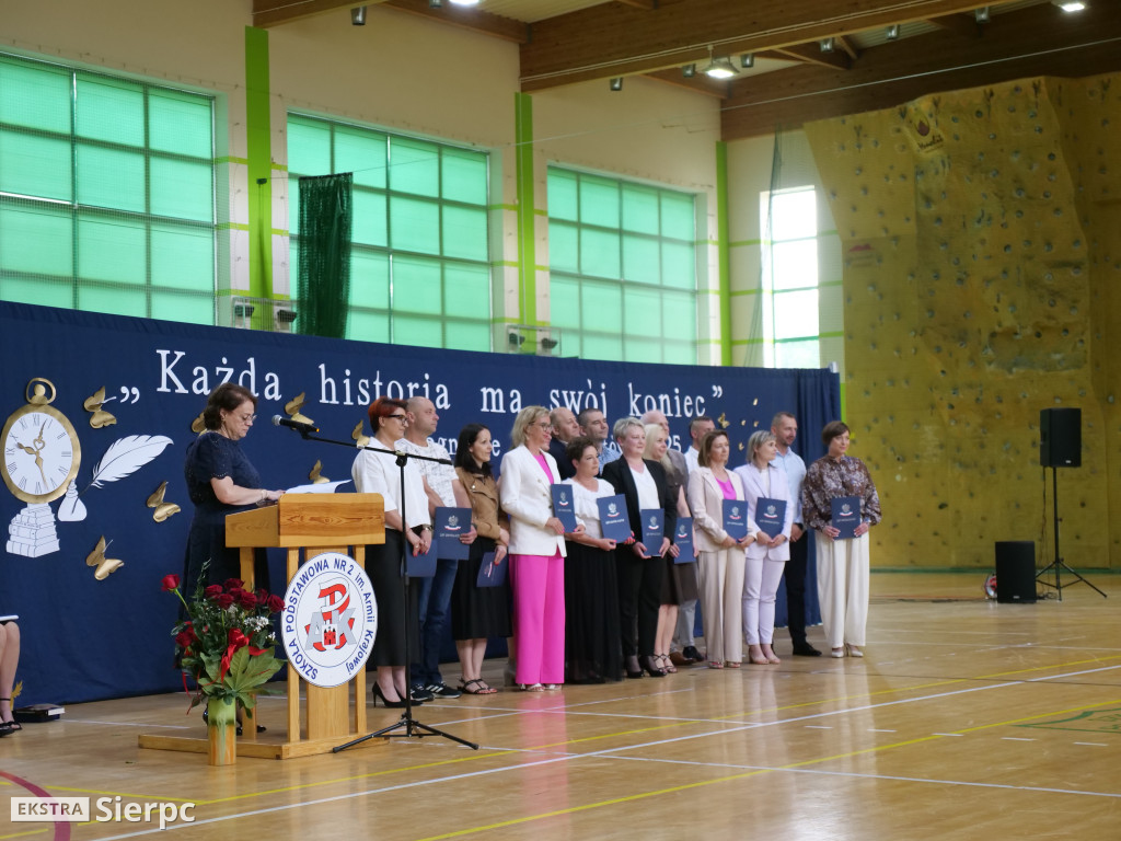 Pożagnanie absolwentów Dwójki