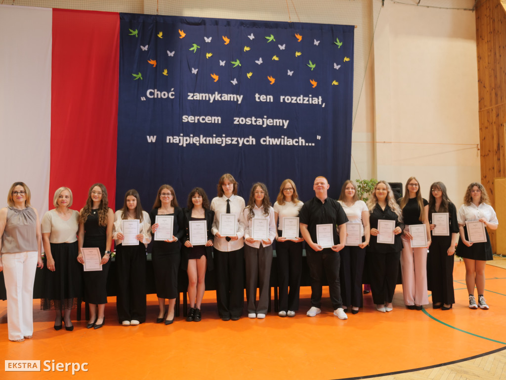 Zakończenie roku w LO Sierpc