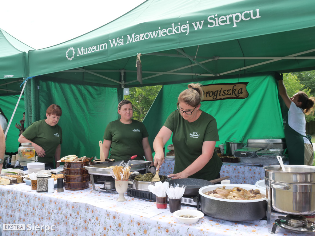 Miodobranie w skansenie