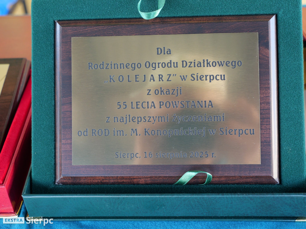 55-lecie ROD Kolejarz w Sierpcu