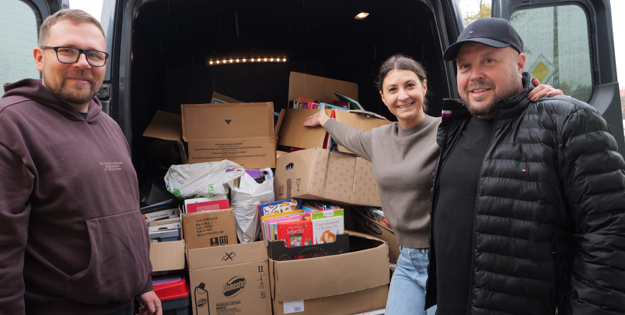 Zbiórka książek  „Razem dla Teosia i Felixa”.