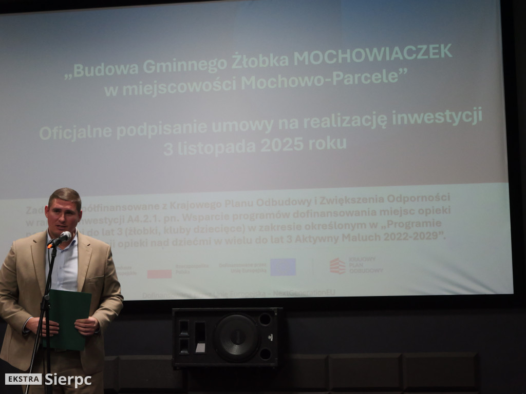 Budowa Gminnego Żłobka „Mochowiaczek”