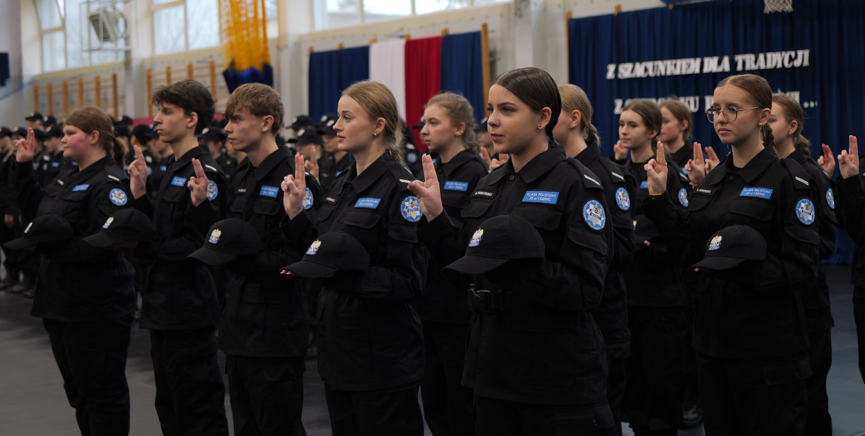 Ślubowanie i promocja klas policyjnych