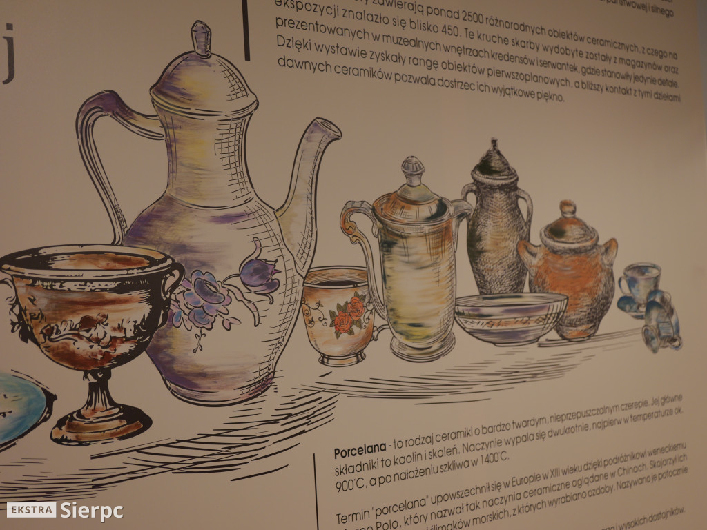 Wystawa ceramiki w sierpeckim ratuszu