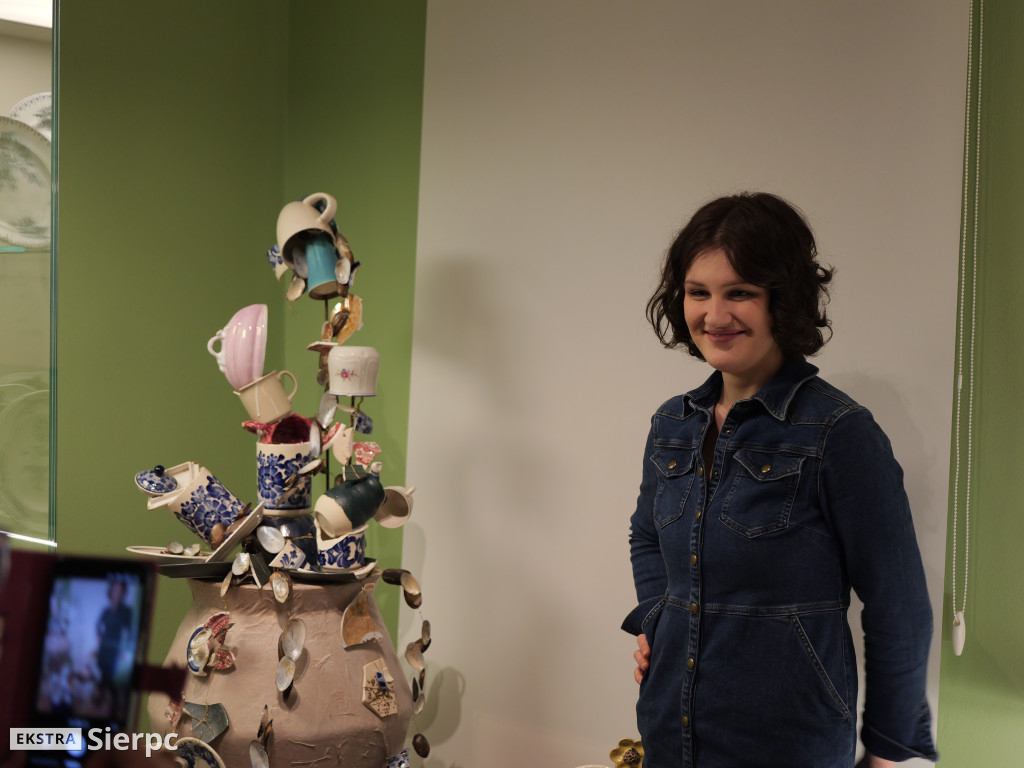 Wystawa ceramiki w sierpeckim ratuszu