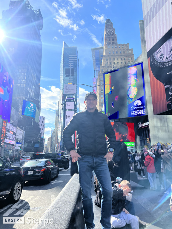 Jacek Chalicki w Nowym Jorku