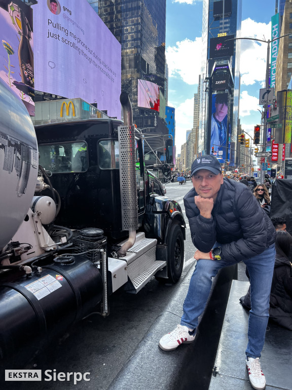 Jacek Chalicki w Nowym Jorku