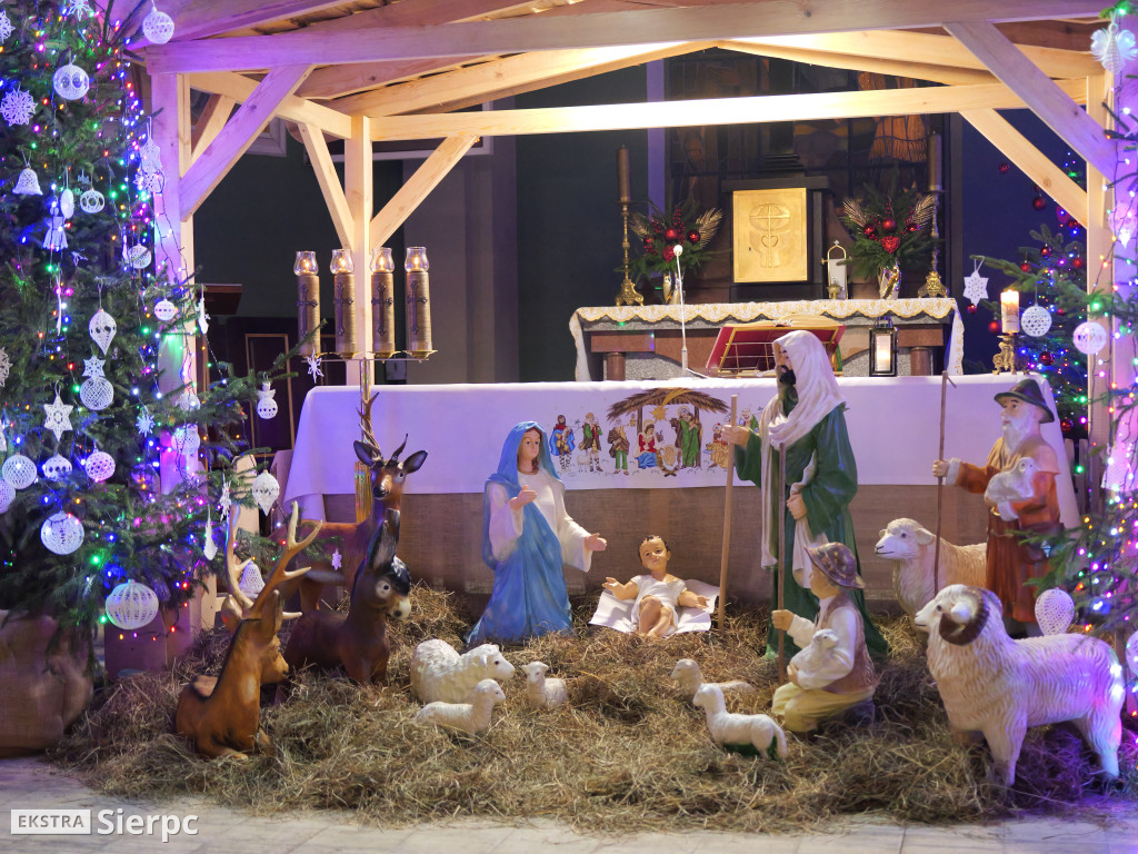 Szopki bożonarodzeniowe w sierpeckich kościołach