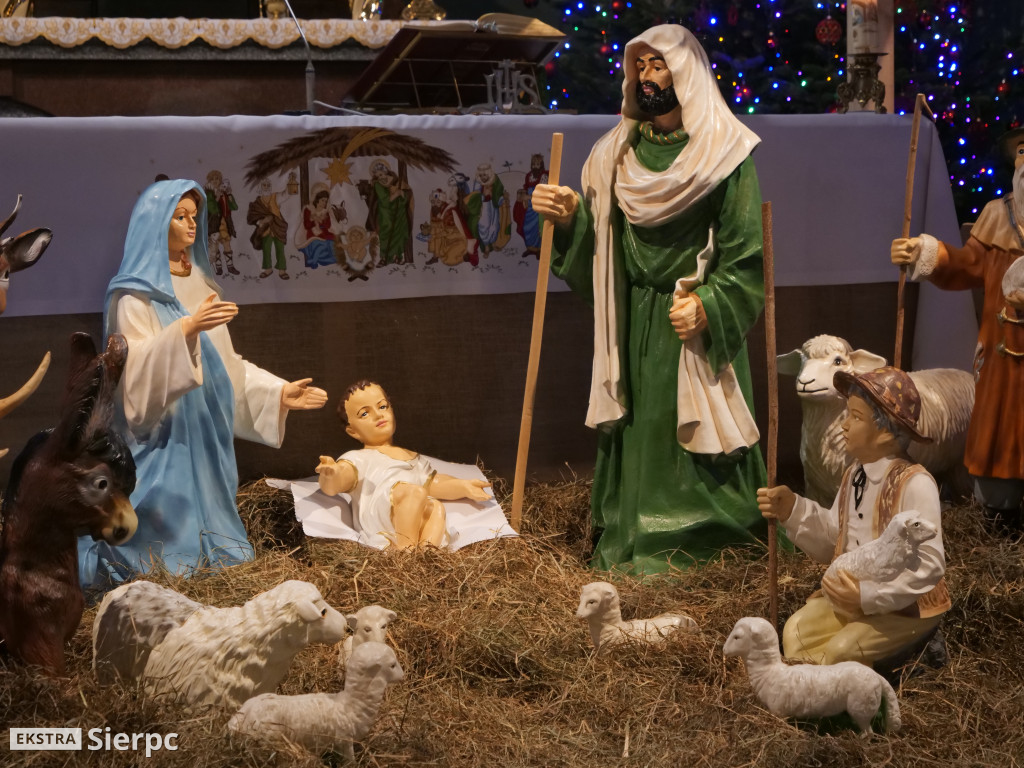 Szopki bożonarodzeniowe w sierpeckich kościołach