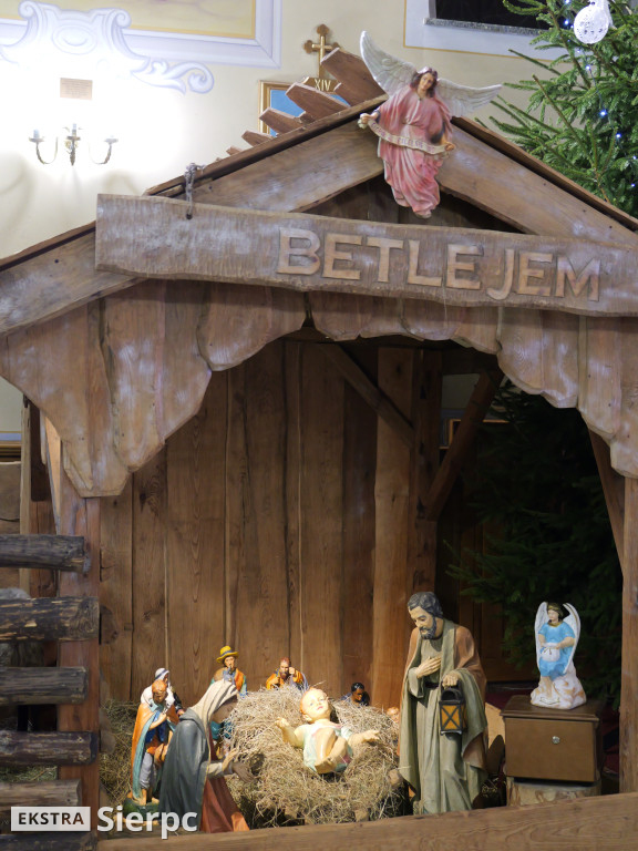 Szopki bożonarodzeniowe w sierpeckich kościołach