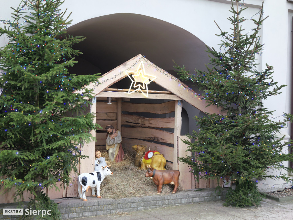 Szopki bożonarodzeniowe w sierpeckich kościołach