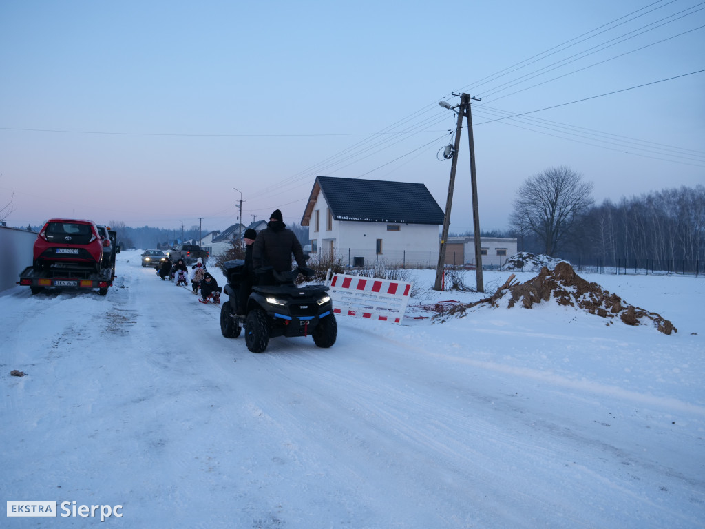 Kulig na Osiedlu nr 1 w Sierpcu