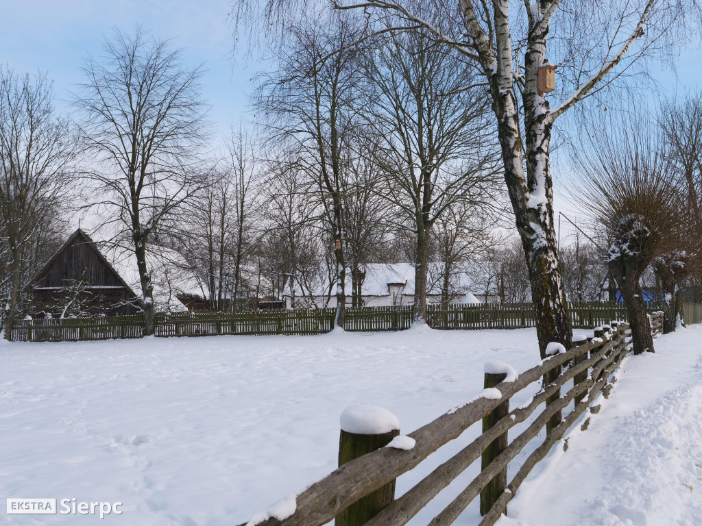 Zima w skansenie
