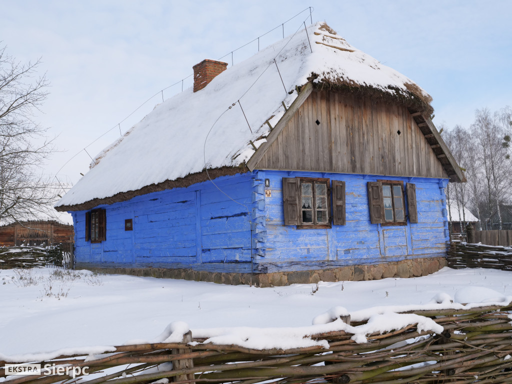 Zima w skansenie