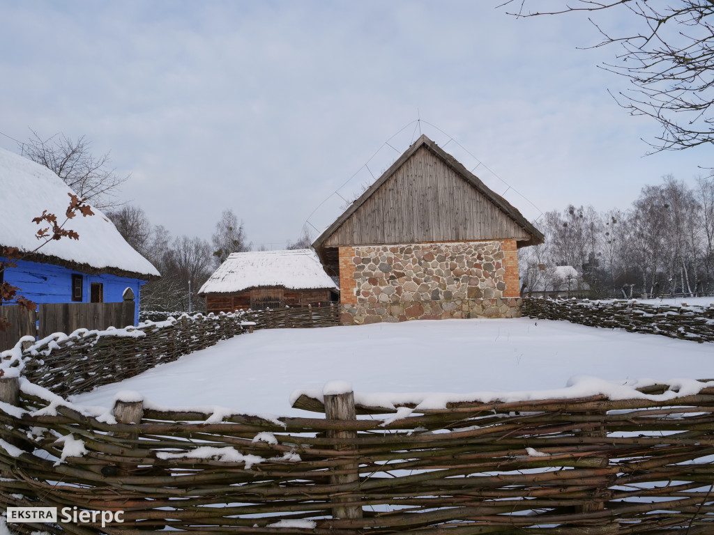 Zima w skansenie