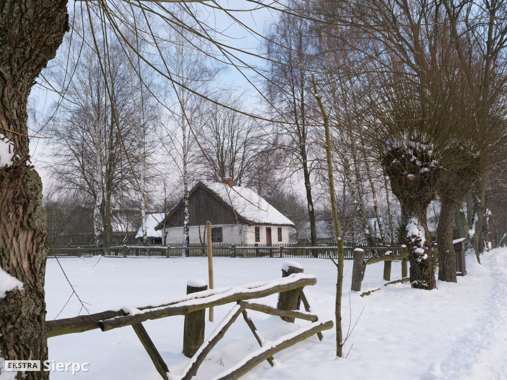 Zima w skansenie