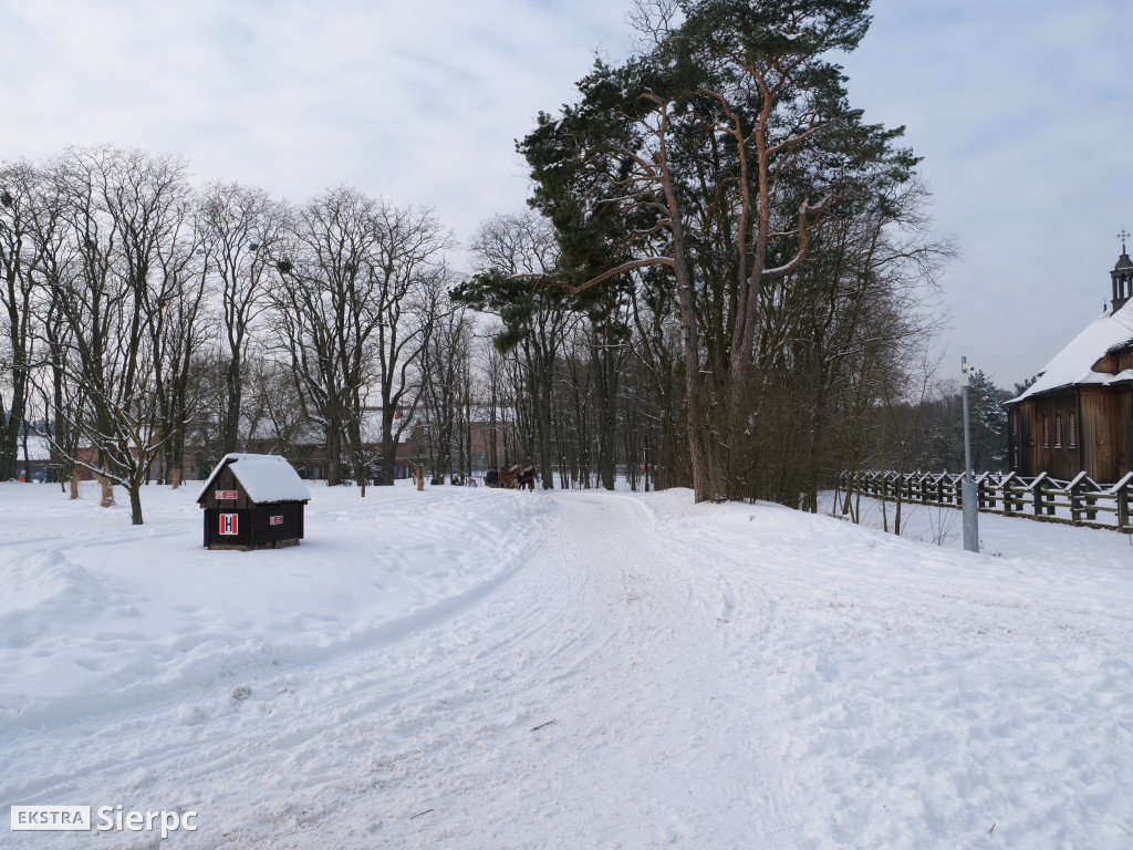 Zima w skansenie