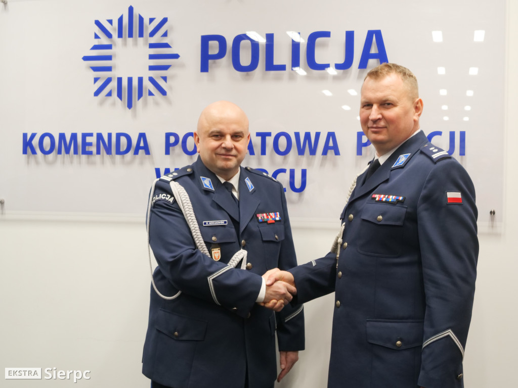 Nowy Komendant Powiatowy Policji w Sierpcu