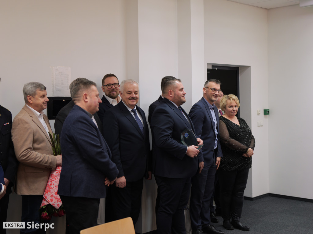 Pożegnanie Marcina Ostrowskiego w sierpeckiej KPP