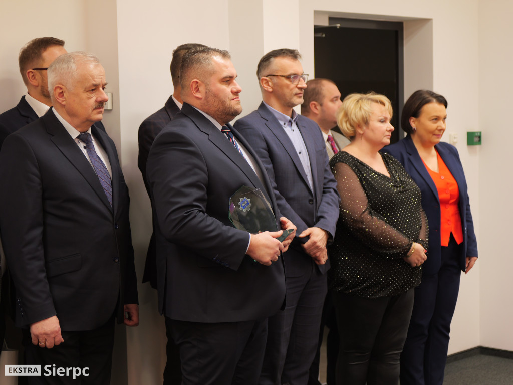 Pożegnanie Marcina Ostrowskiego w sierpeckiej KPP