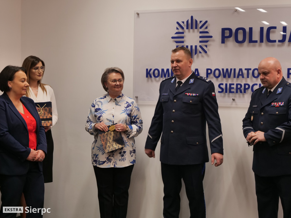 Pożegnanie Marcina Ostrowskiego w sierpeckiej KPP