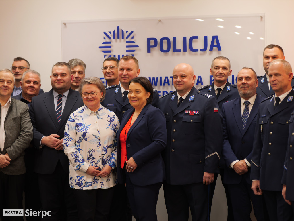 Pożegnanie Marcina Ostrowskiego w sierpeckiej KPP