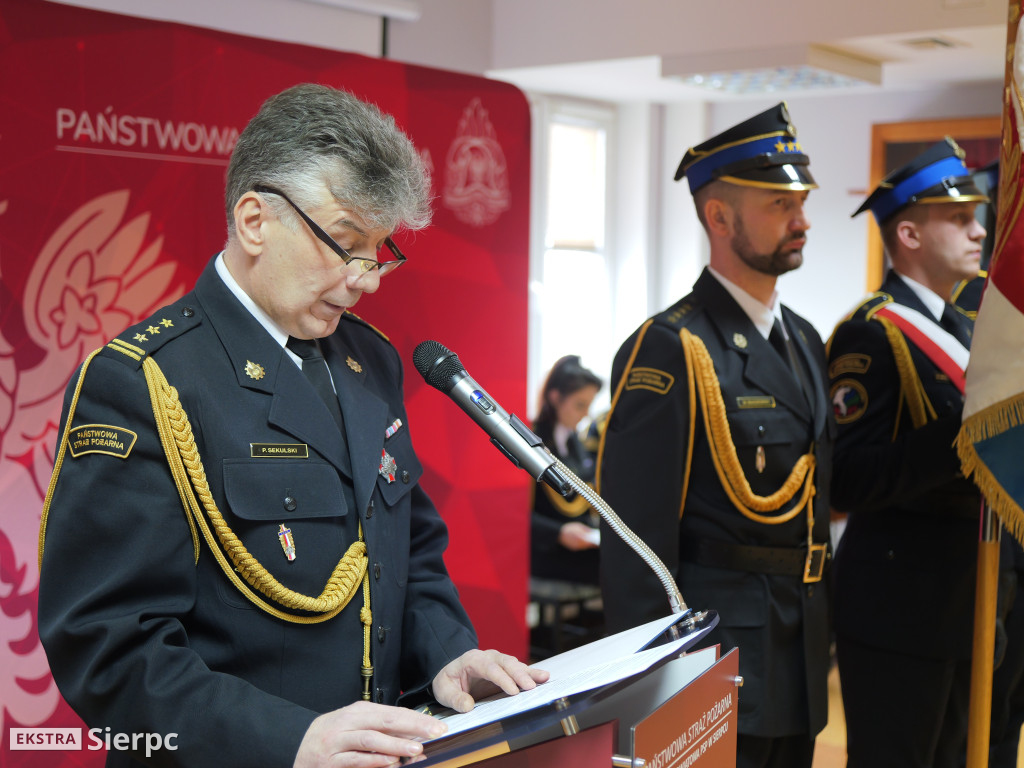 Zmiany w sierpeckiej komendzie straży