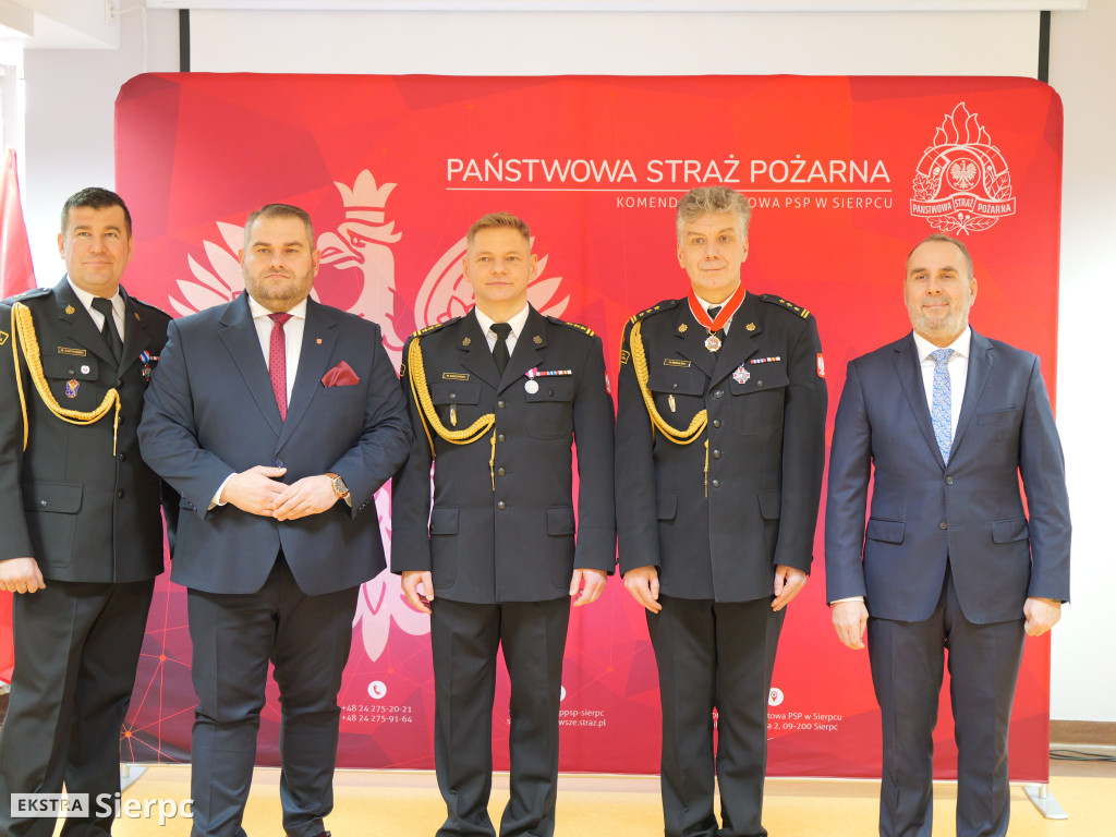 Zmiany w sierpeckiej komendzie straży