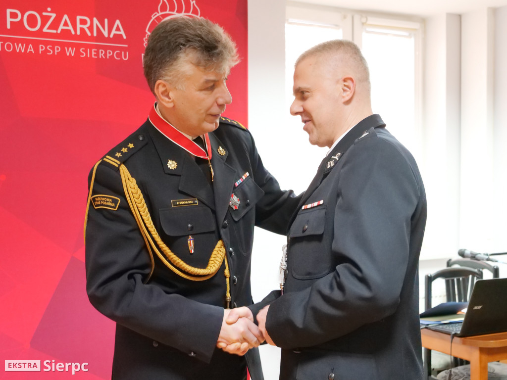 Zmiany w sierpeckiej komendzie straży