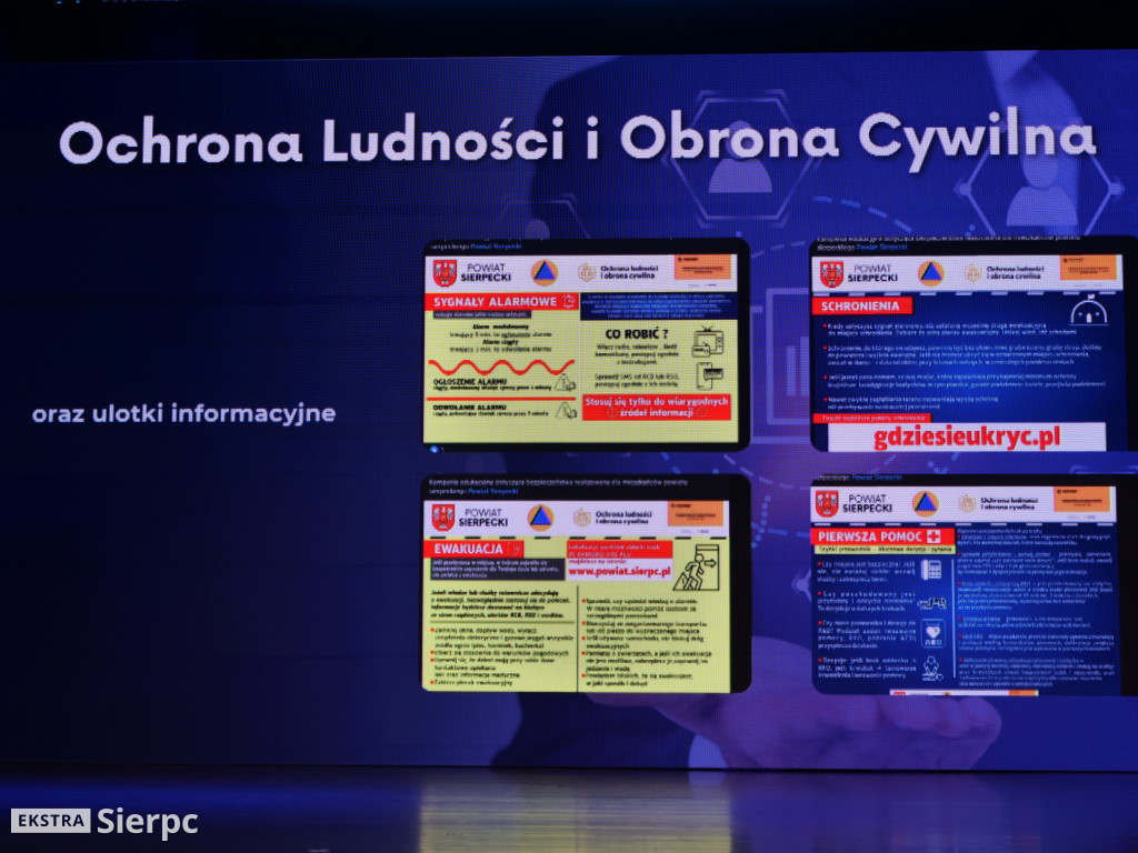 Spotkanie samorządu powiatu sierpeckiego