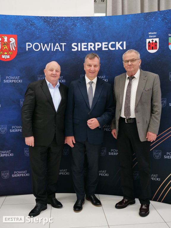 Spotkanie samorządu powiatu sierpeckiego