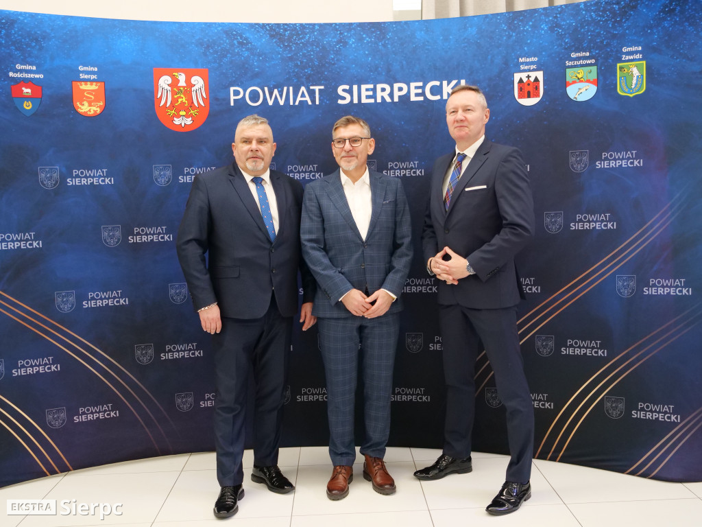 Spotkanie samorządu powiatu sierpeckiego