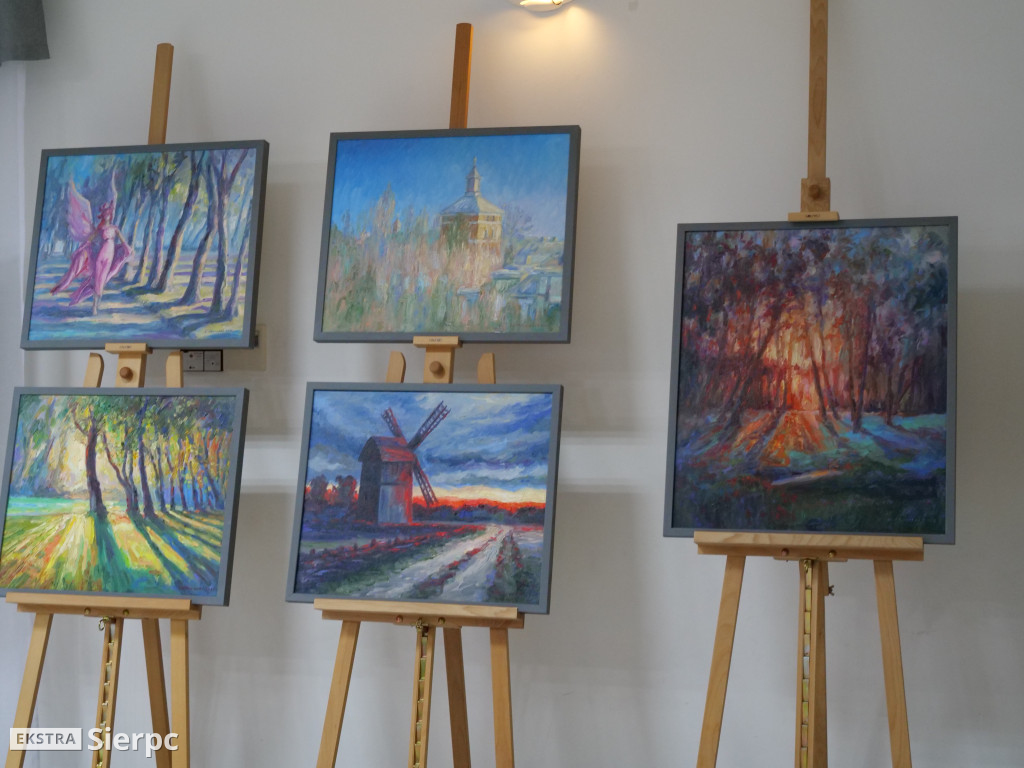 Wystawa prac Wojciecha Witkowskiego w Rościszewie