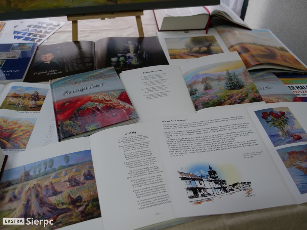 Wystawa prac Wojciecha Witkowskiego w Rościszewie