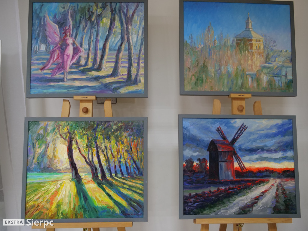 Wystawa prac Wojciecha Witkowskiego w Rościszewie