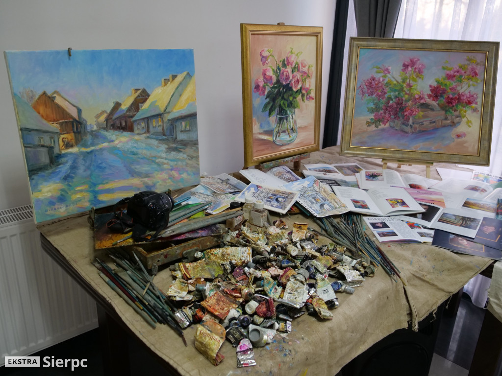 Wystawa prac Wojciecha Witkowskiego w Rościszewie