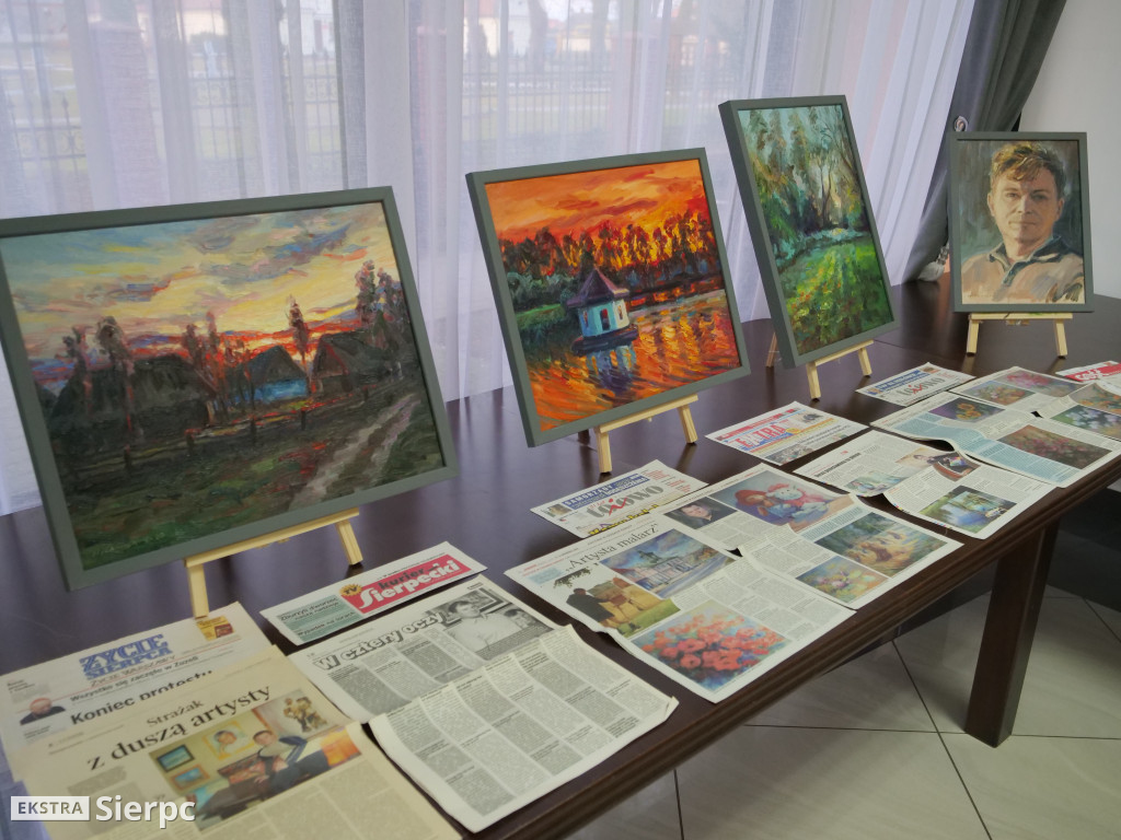 Wystawa prac Wojciecha Witkowskiego w Rościszewie