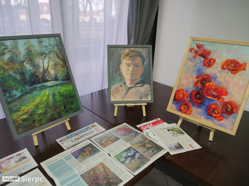 Wystawa prac Wojciecha Witkowskiego w Rościszewie