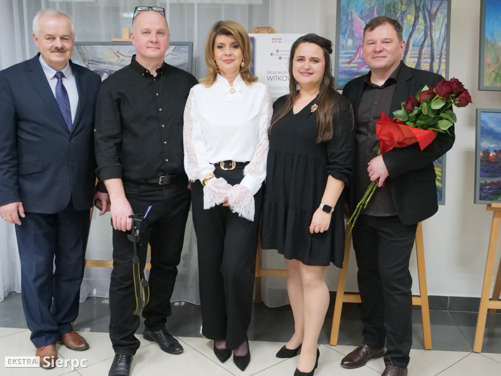 Wystawa prac Wojciecha Witkowskiego w Rościszewie