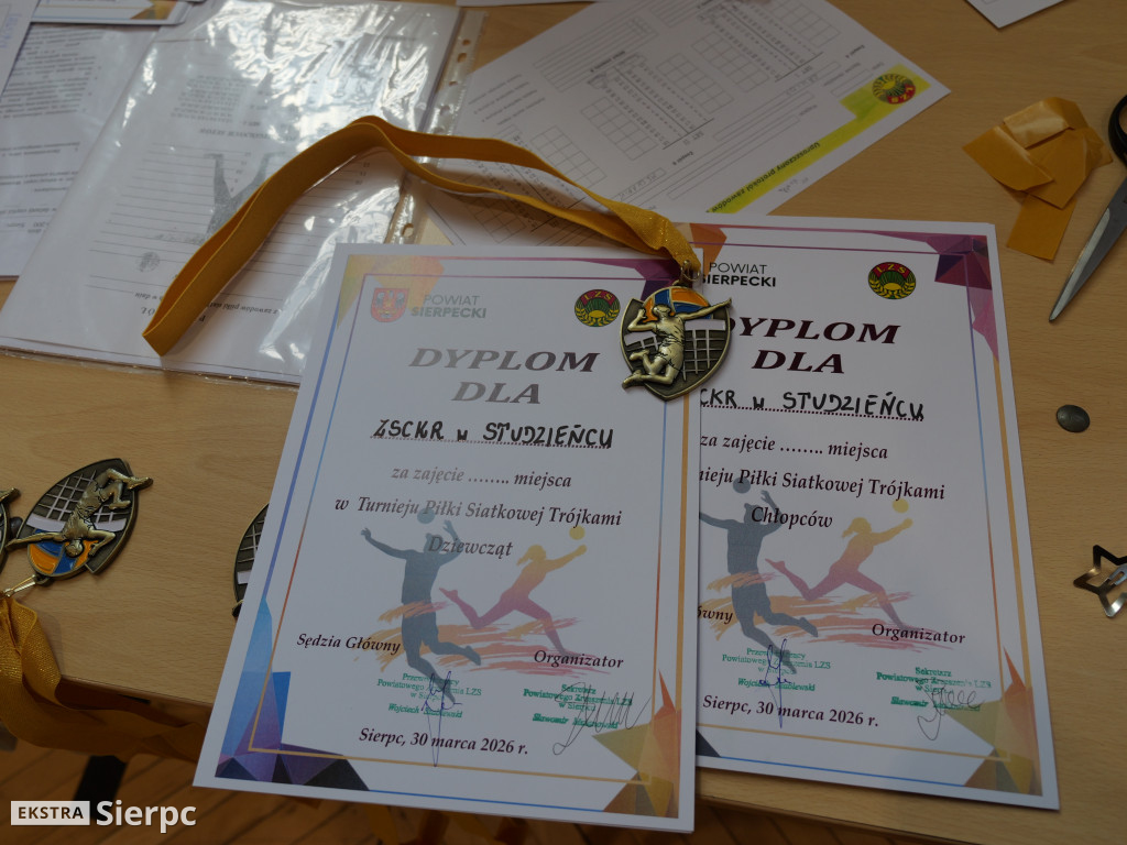 Turniej piłki siatkowej w Sierpcu