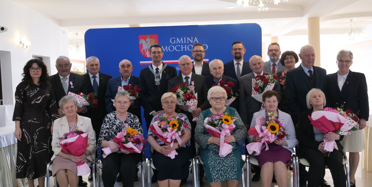 Złote i diamentowe jubileusze par z gminy Mochowo