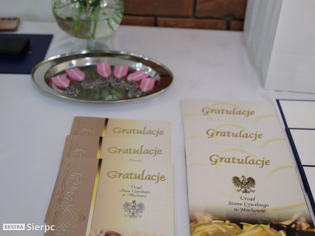 Złote i diamentowe jubileusze par z gminy Mochowo