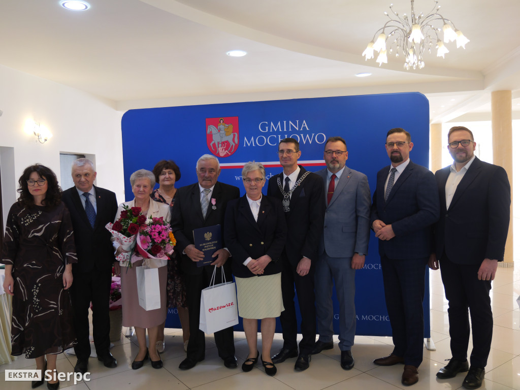 Złote i diamentowe jubileusze par z gminy Mochowo