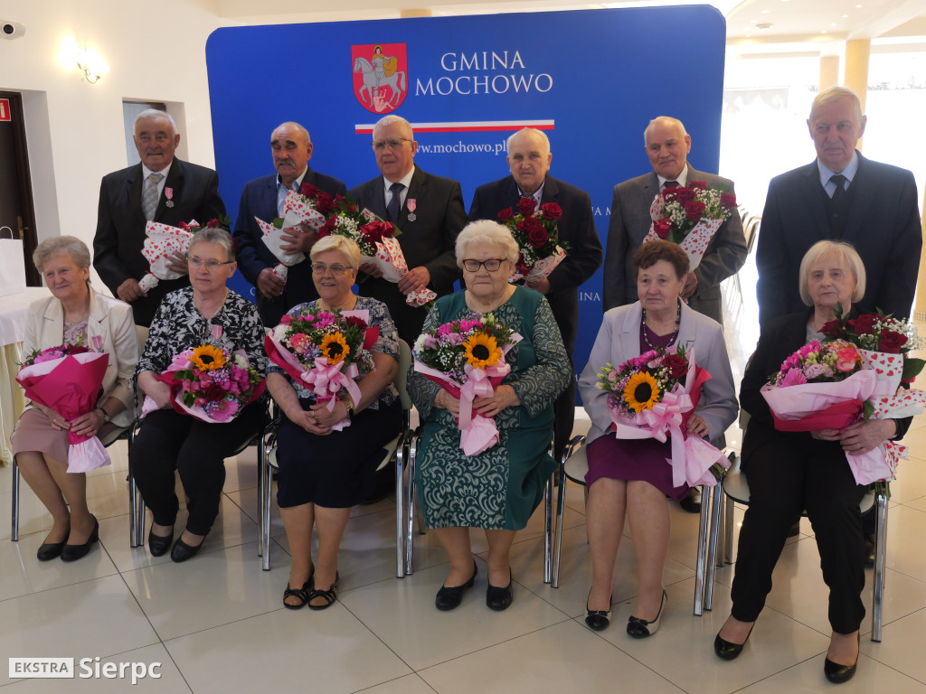 Złote i diamentowe jubileusze par z gminy Mochowo